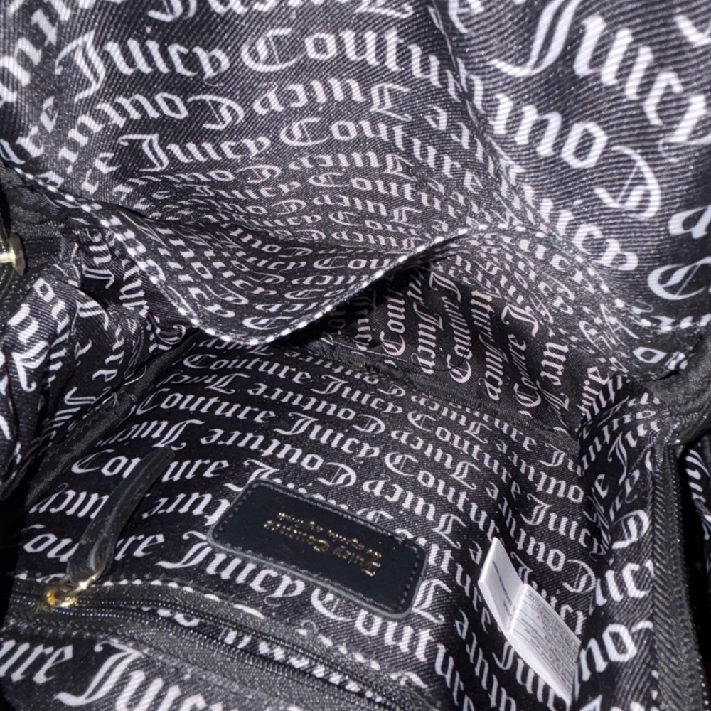 Juicy Couture Black Backpack with Gold Zipper - Picture 4 of 9